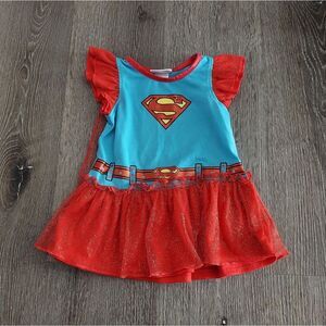 Superman/Super Girl Sparkling Halloween Costume size 12 Months